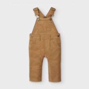 Mayoral baby boys caramel corduroy dungarees, button fastenings. 2656 AW2021