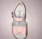 Andanines pale pink patent leather bow sandal