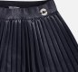 Mayoral mini navy blue short skirt with an elasticated waistband for a better fit. It has a pleated design and is made from a leatherette material with an inner lining. A/W18 4922