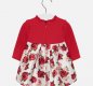 Mayoral girls red and rose dress 2917