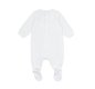 Tutto piccolo white babygrow, popper fastening to back and crotch 1080