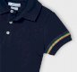Mayoral navy blue polo shirt, button fastening. 3103