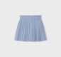 Mayoral mini girls pale blue pleated skirt, elasticated waist 4948