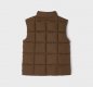 Mayoral mini boys quilted brown gilet, zip fastening, front pockets 4393