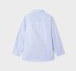 Mayoral mini boys blue shirt, long sleeve, collar, button fastening 146 