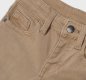 Mayoral mini boys slim fit beige trousers, adjustable waist, popper fastening 517 